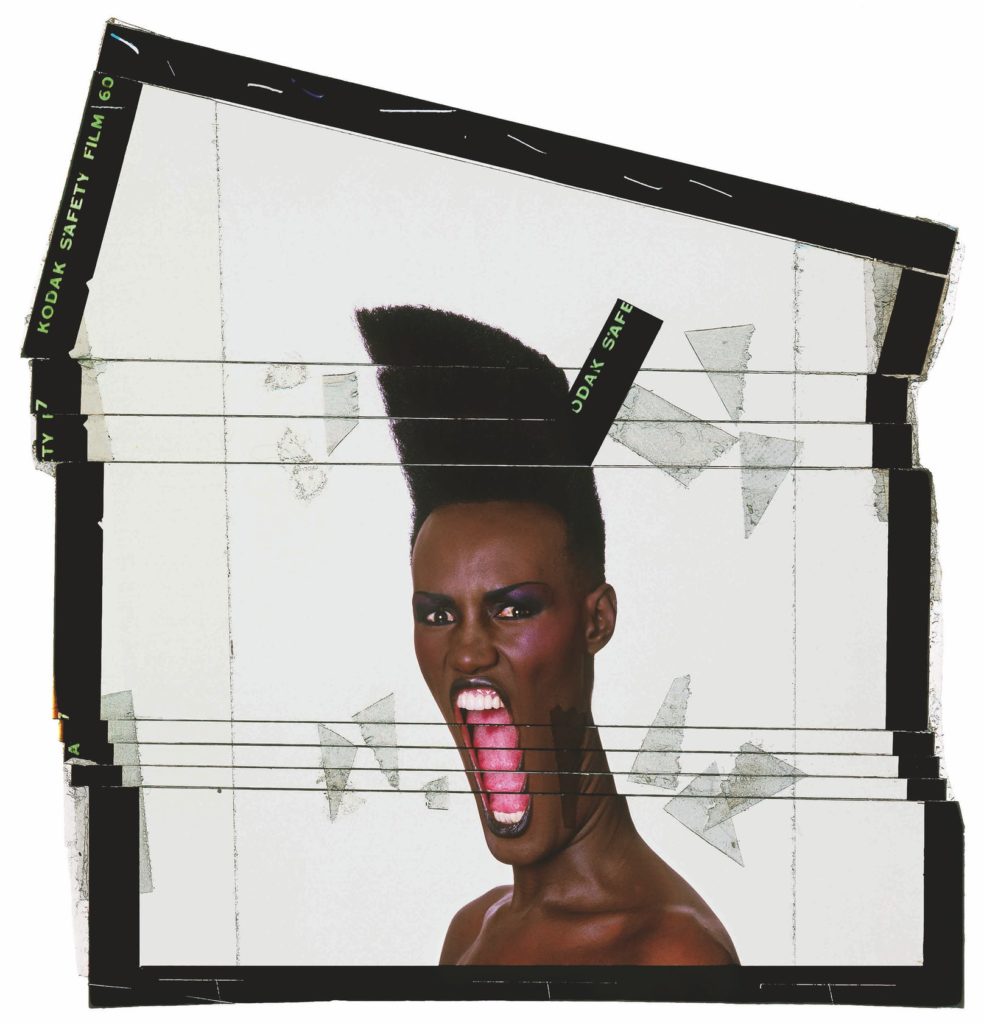 Imagem original utilizada na capa do álbum "Slave to the Rhythm" (Foto: Jean Paul Goude, 1986)
