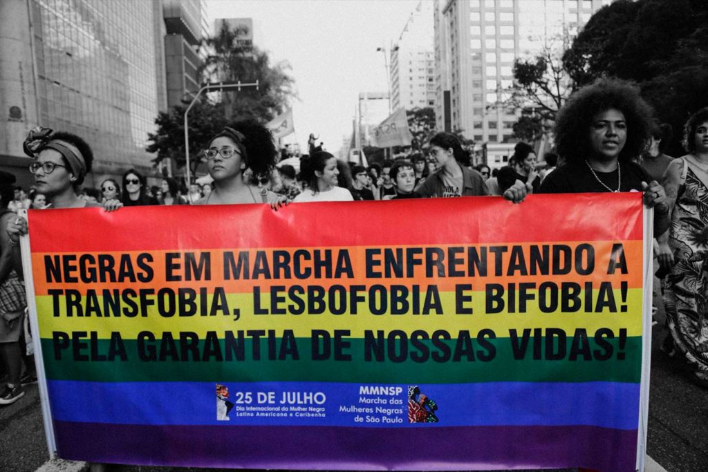 Marcha do dia 25 de julho marca o Dia Internacional da Mulher Negra Latino-Americana e Caribenha. (Imagem: Reprodução)