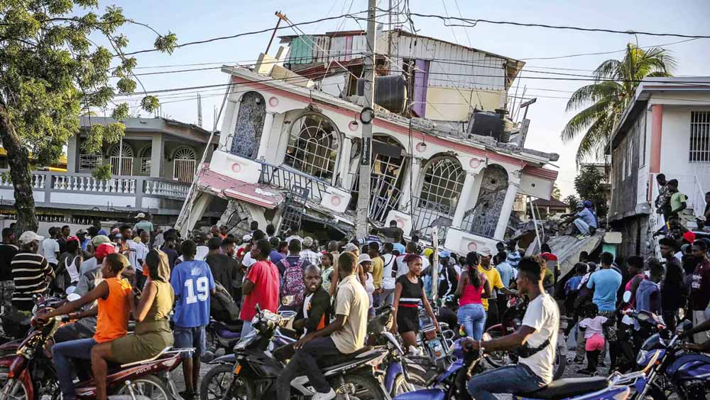 Impacto do terremoto de 2010 no Haiti (Reprodução: Joseph Odelyn | Imageplus)