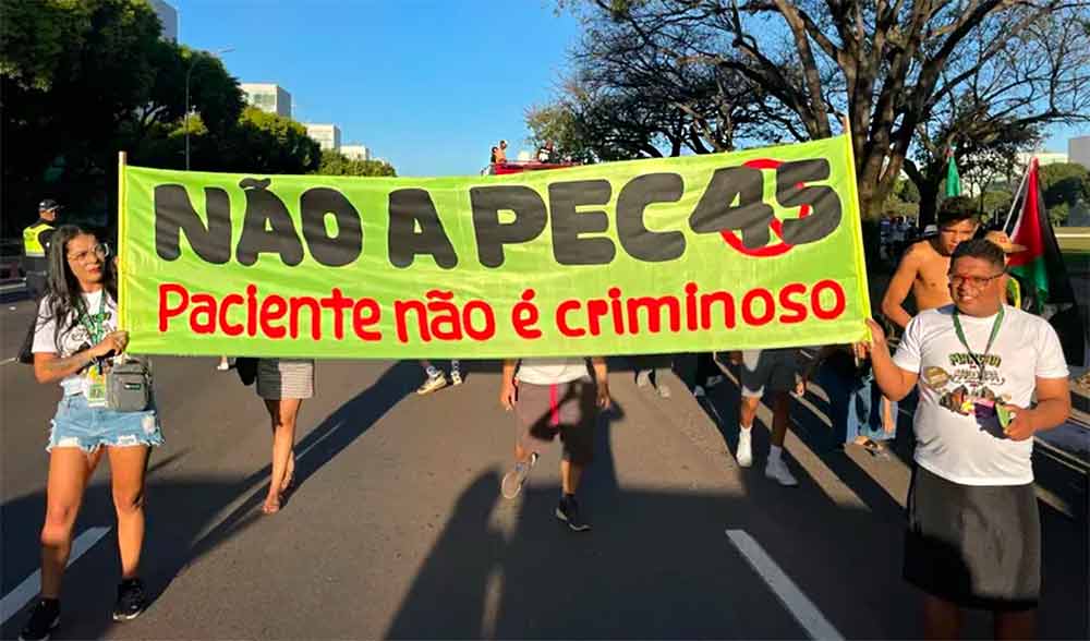 Marcha da Maconha convoca ato contra "PEC das drogas" na Câmara dos Deputados (Foto: Rafaela Ferreira)