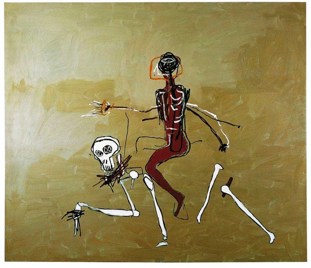 Riding With Death, 1988 –
Jean-Michel Basquiat