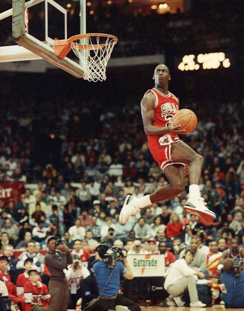 Michael Jordan jogando pelo Chicago Bulls (Imagem: NBA)