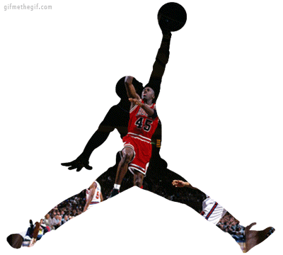 Air Jordan Logo with Michael Jordan's Photos