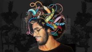 Capa da edição Ori, nossa saúde mental. (Ilustração: Amanda Grigorio)