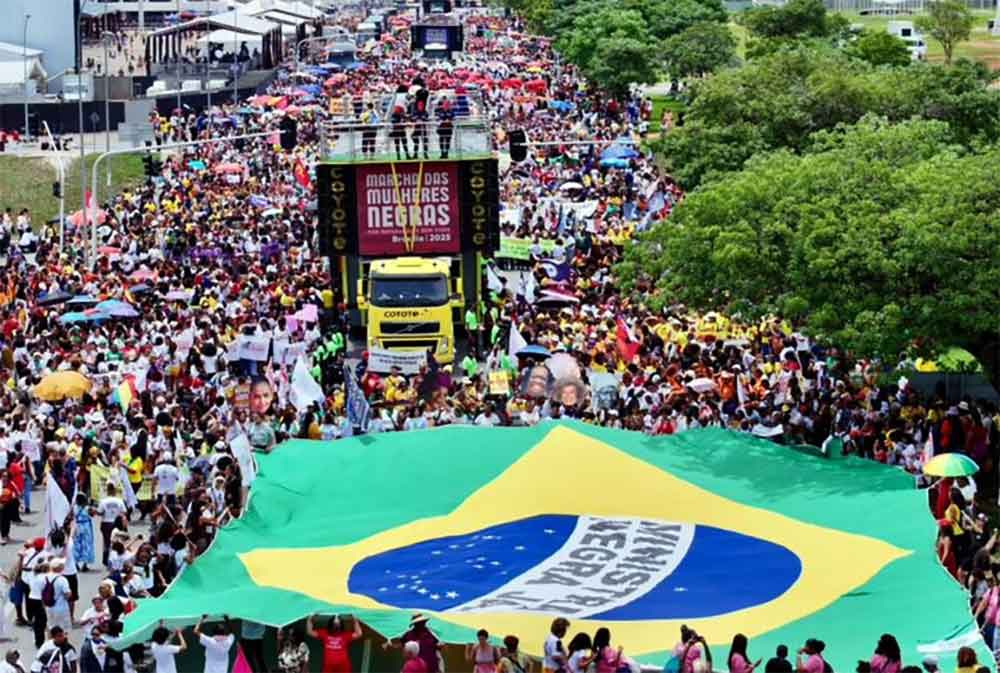 2ª Marcha das Mulheres Negras, em 25 de novembro de 2025 (Foto: Ricardo Stuckert | PR)