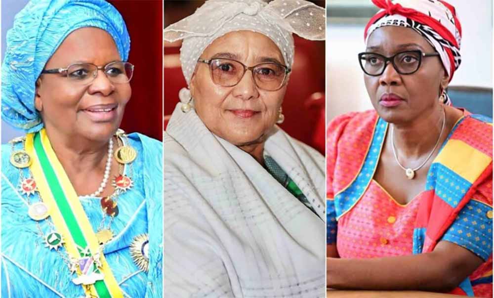 Três lideranças femininas da Namíbia